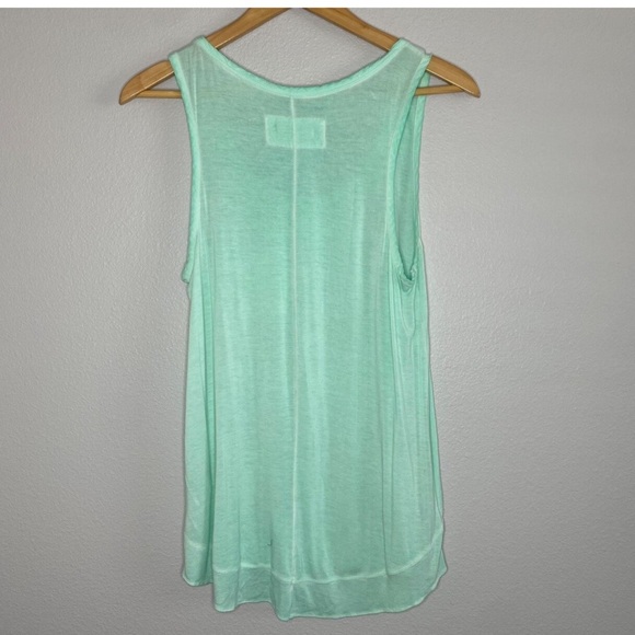 Anthropologie - Pure + Good Turquoise Luna Pocket Tank - Picture 3 of 9